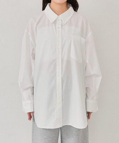 紐扣層疊寬鬆襯衫