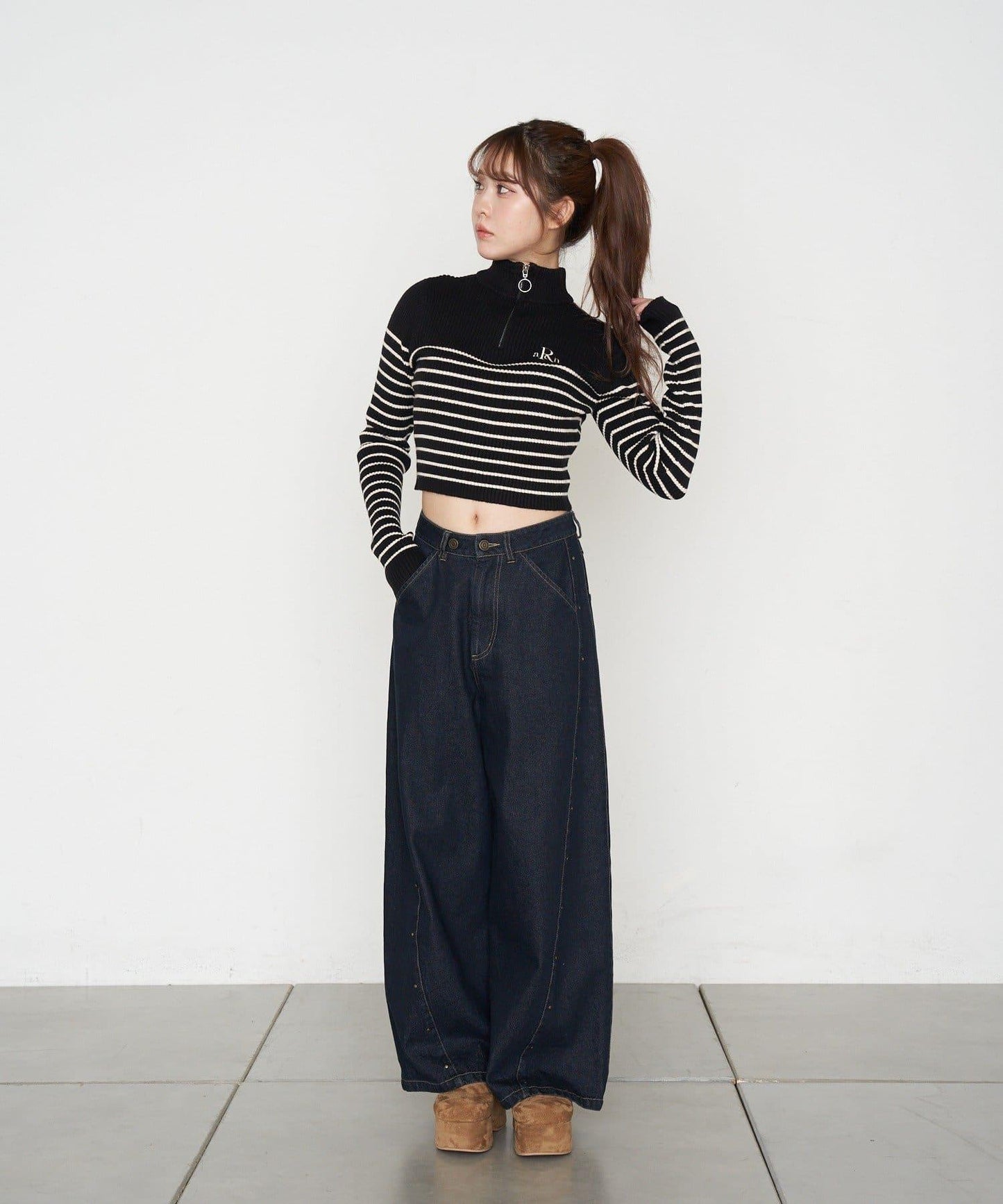 簡約高領針織衫