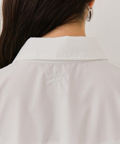 紐扣層疊寬鬆襯衫