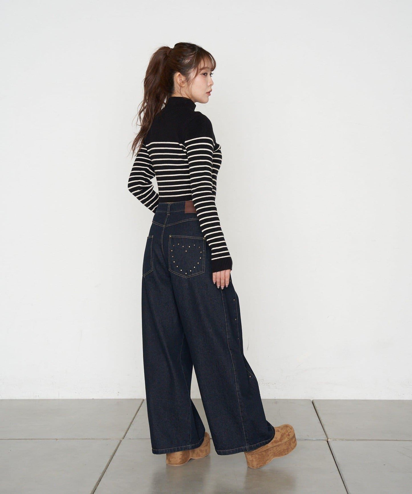 簡約高領針織衫