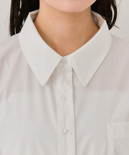 紐扣層疊寬鬆襯衫
