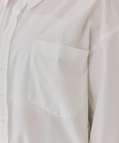 紐扣層疊寬鬆襯衫