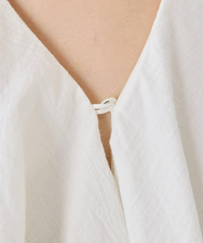 棉質荷葉邊襯衫