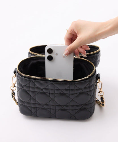 帶吊飾絎縫化妝包