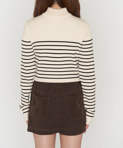 簡約高領針織衫