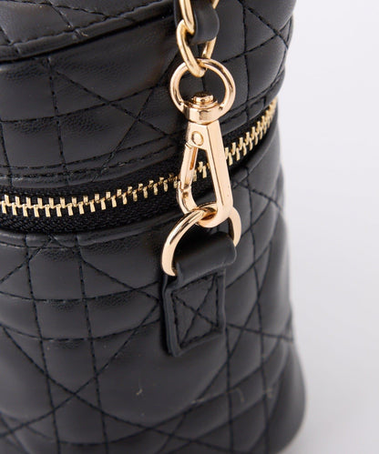 帶吊飾絎縫化妝包