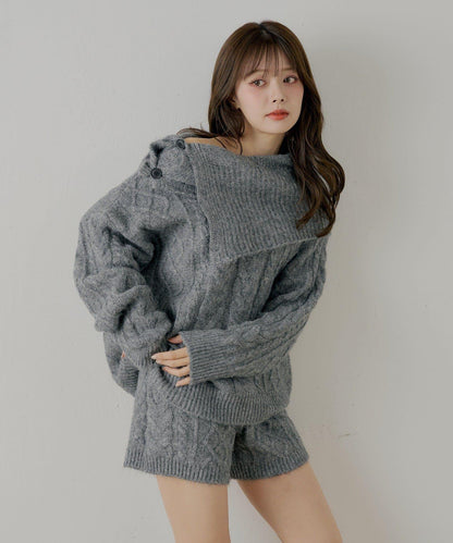 【套裝可搭配】針織短褲