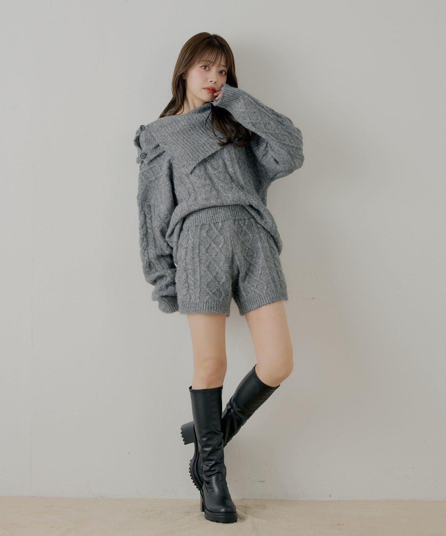 【套裝可搭配】針織短褲