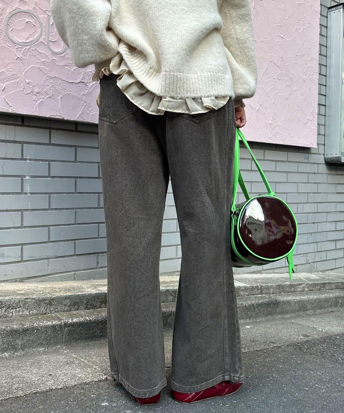 【neutral by ciaopanic】動物紋寬腿褲