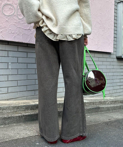 【neutral by ciaopanic】動物紋寬腿褲