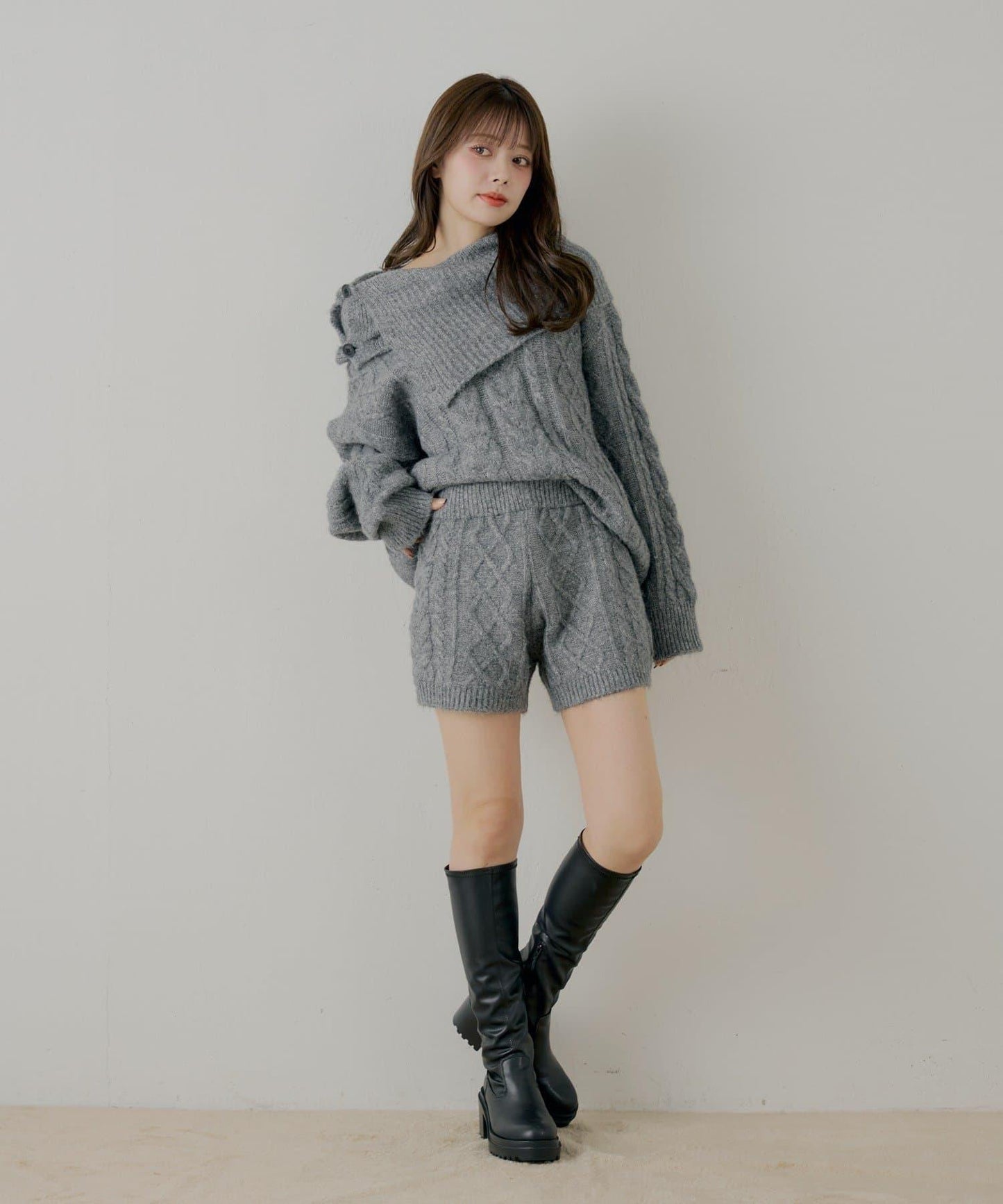 【套裝可搭配】針織短褲