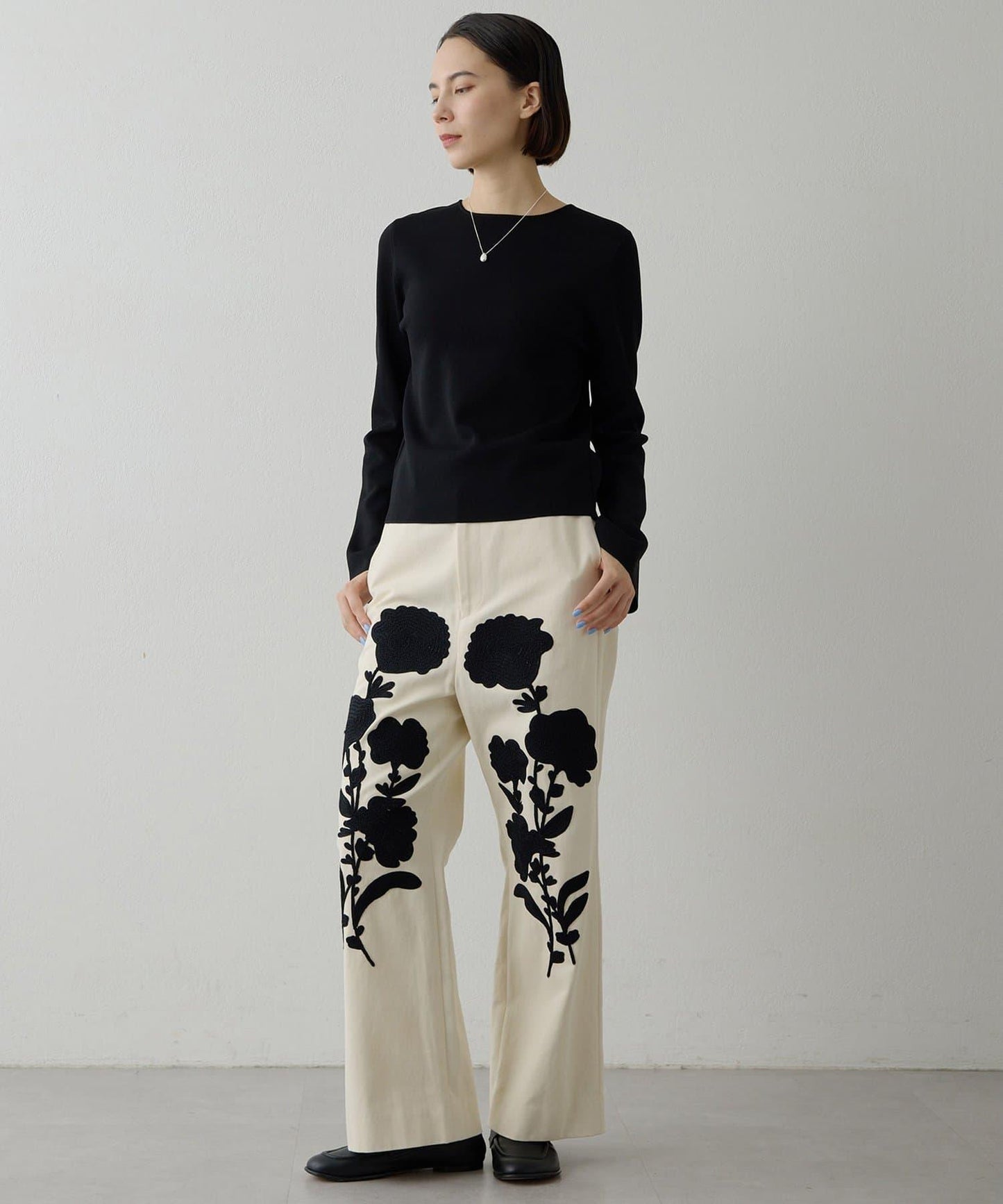 2way順滑彈力面料套頭上衣