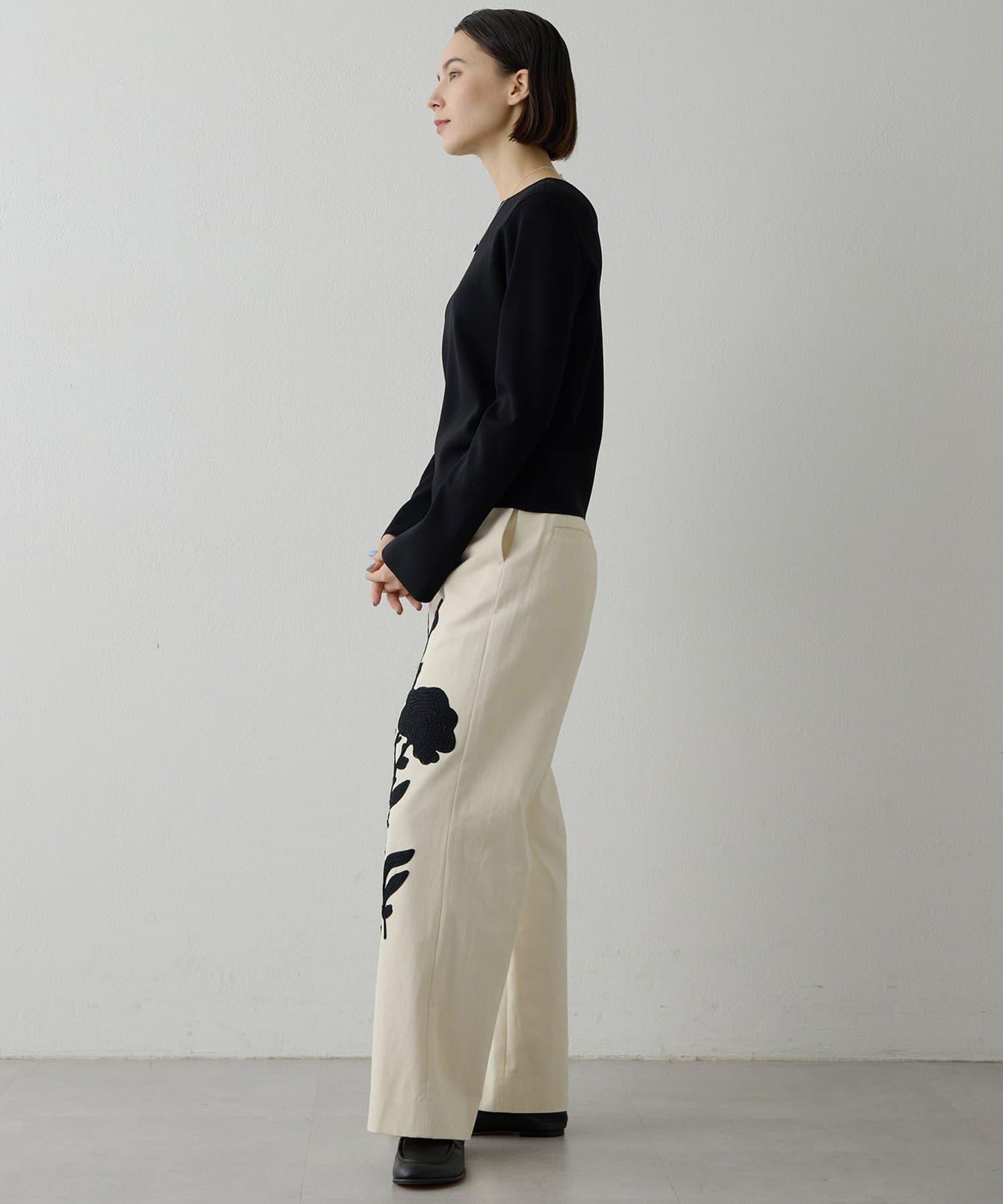 2way順滑彈力面料套頭上衣