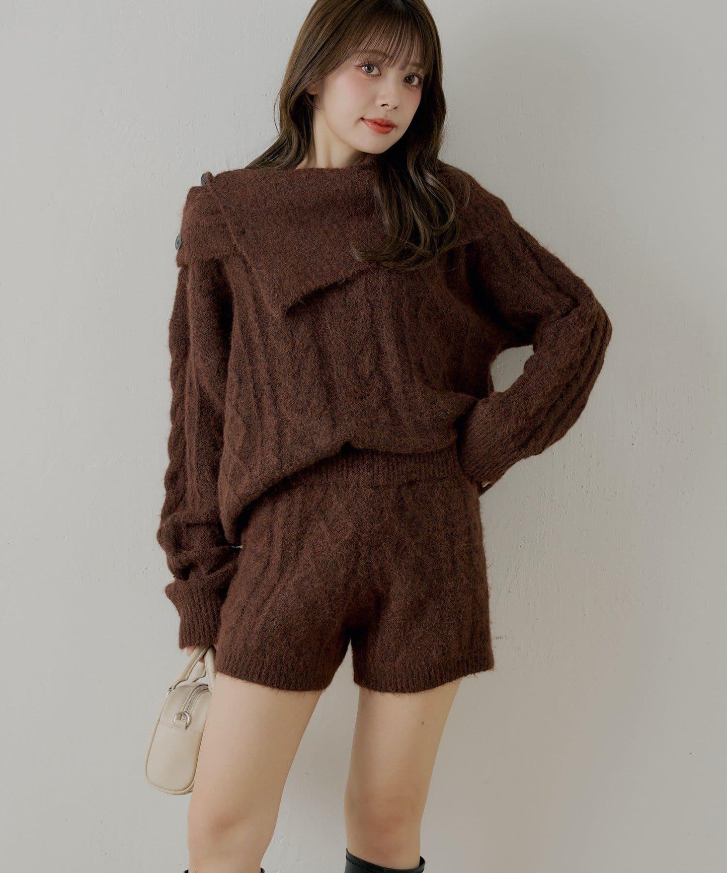 【套裝可搭配】針織短褲