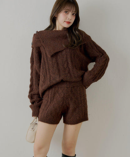 【套裝可搭配】針織短褲