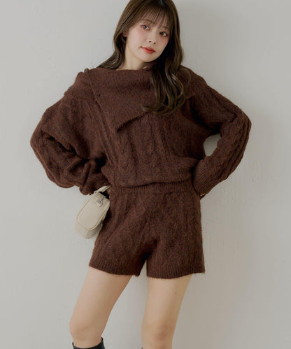 【套裝可搭配】針織短褲