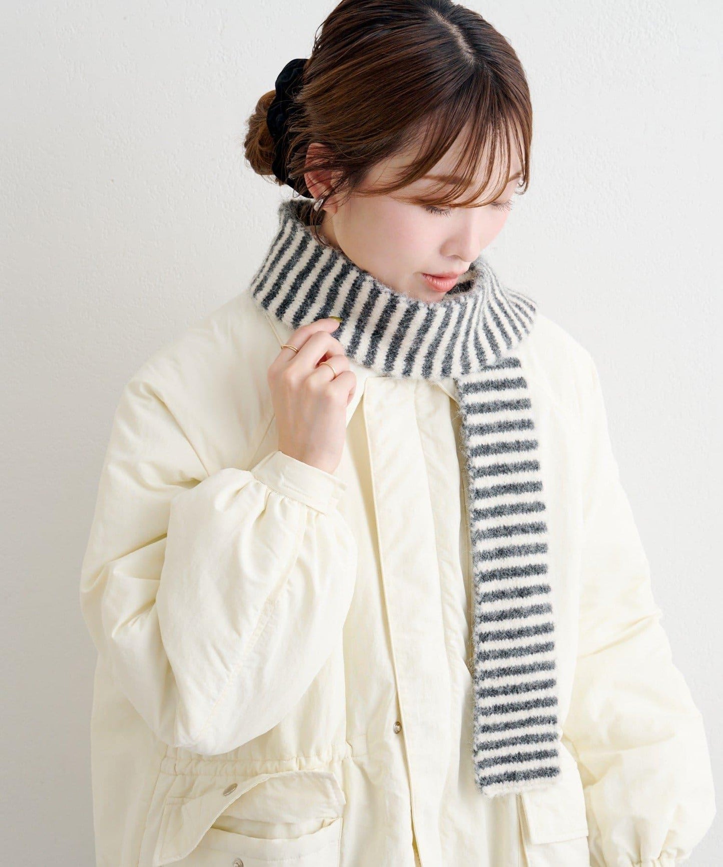 B款混合流蘇圍巾