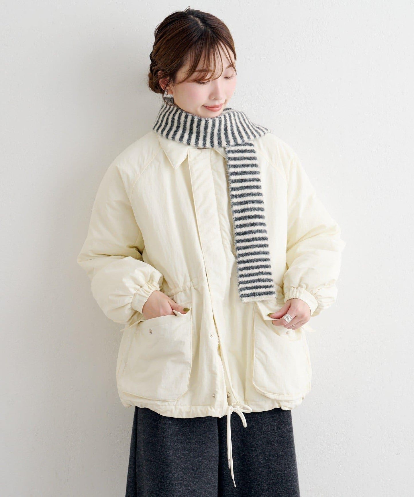 B款混合流蘇圍巾