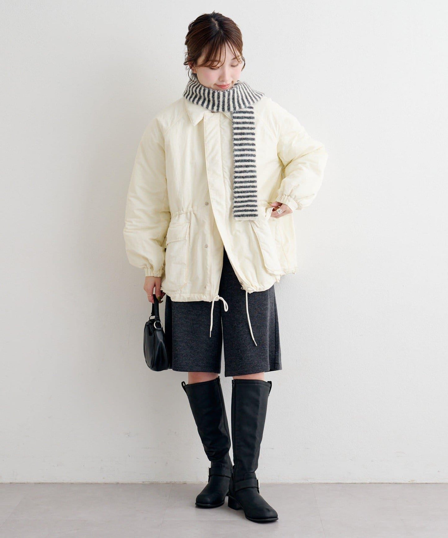 【套裝可搭配】B針織風格衛衣短褲