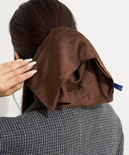 【yuccA】復古緞面大號髮圈