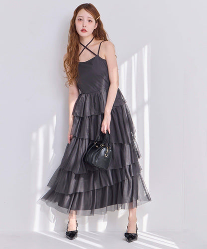 【復刻】層疊網紗連衣裙