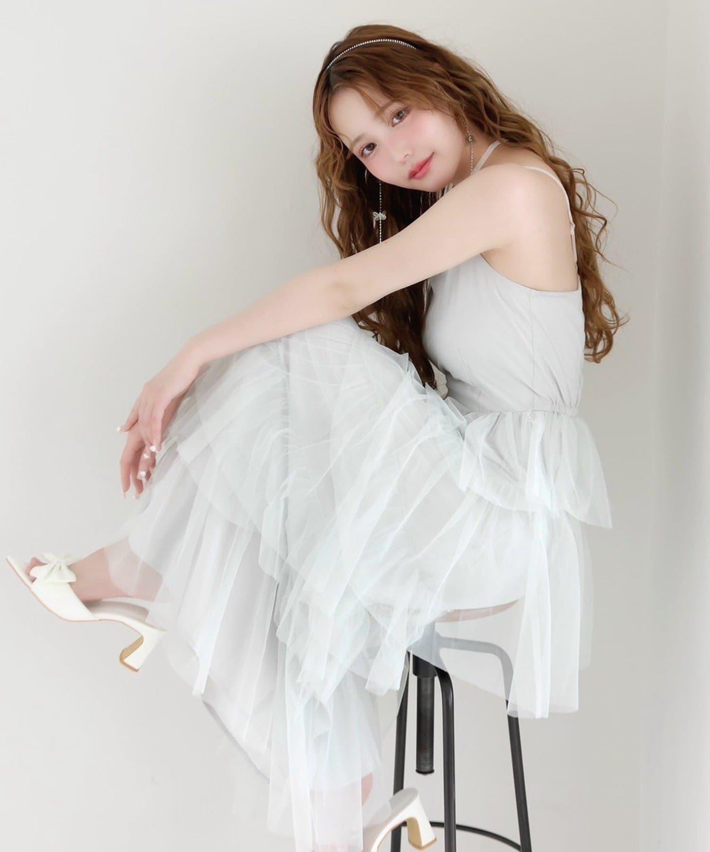 【復刻】層疊網紗連衣裙