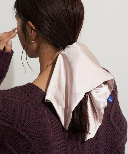 【yuccA】復古緞面大號髮圈