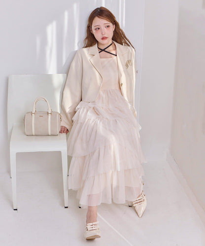 【復刻】層疊網紗連衣裙