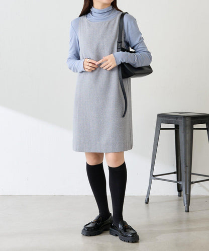 褶皺迷你連衣裙/套裝