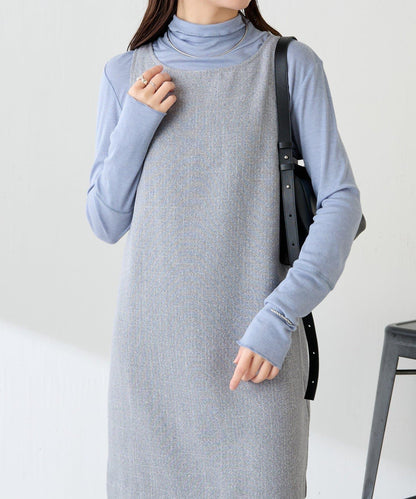 褶皺迷你連衣裙/套裝