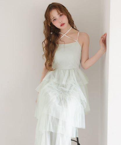 【復刻】層疊網紗連衣裙
