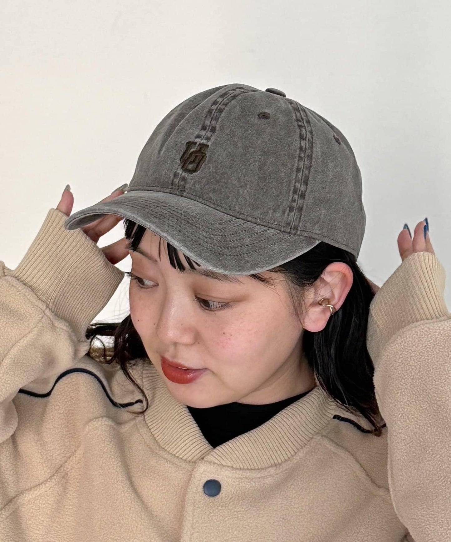 【UNIVERSAL OVERALL】水洗標誌棒球帽