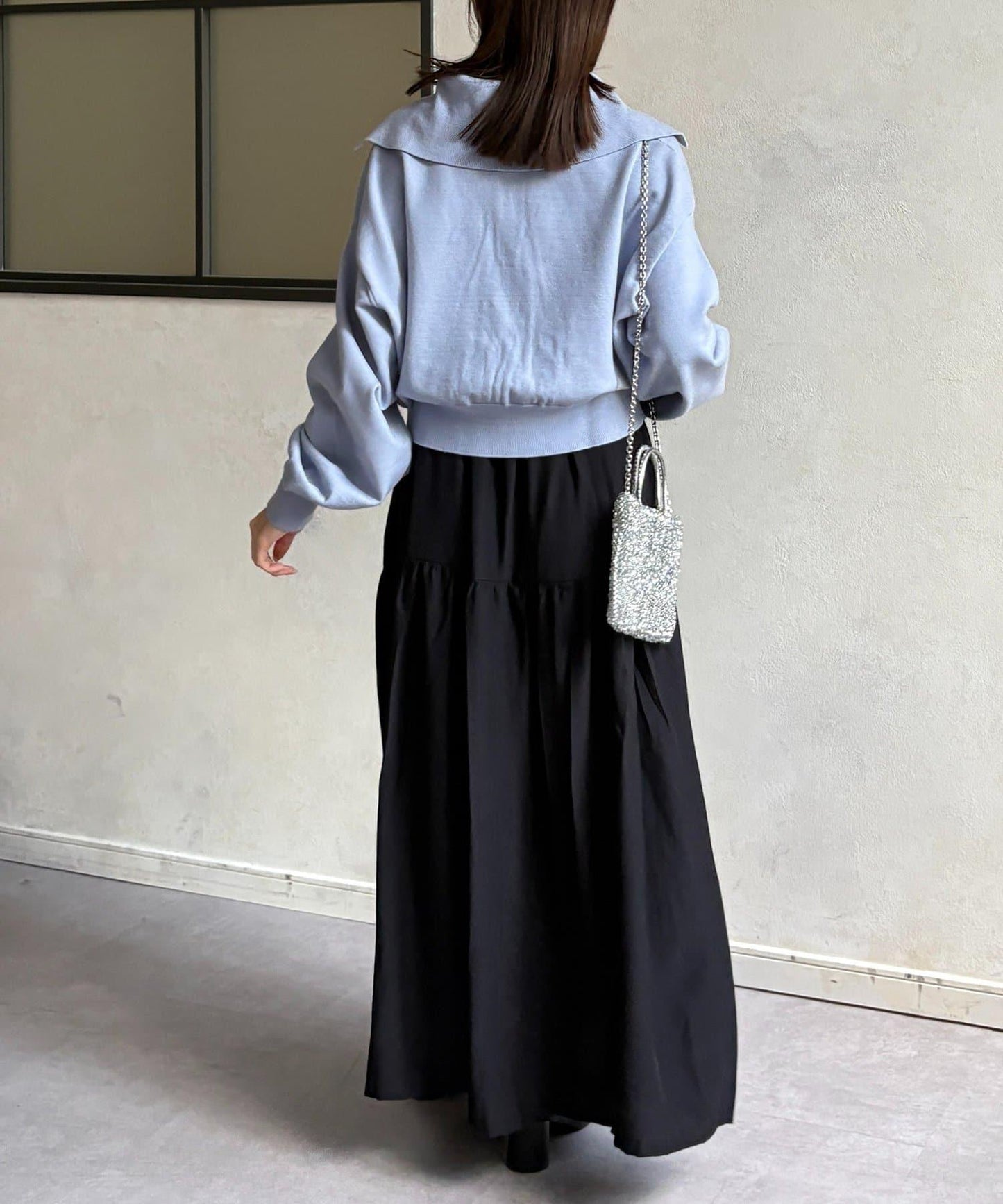 帶領針織套裝吊帶連衣裙