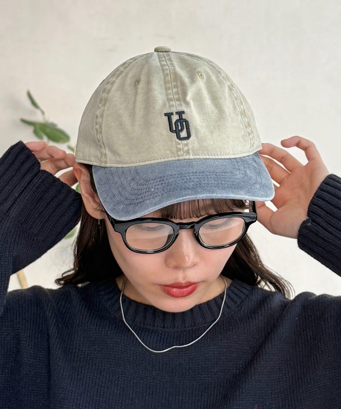 【UNIVERSAL OVERALL】水洗標誌棒球帽