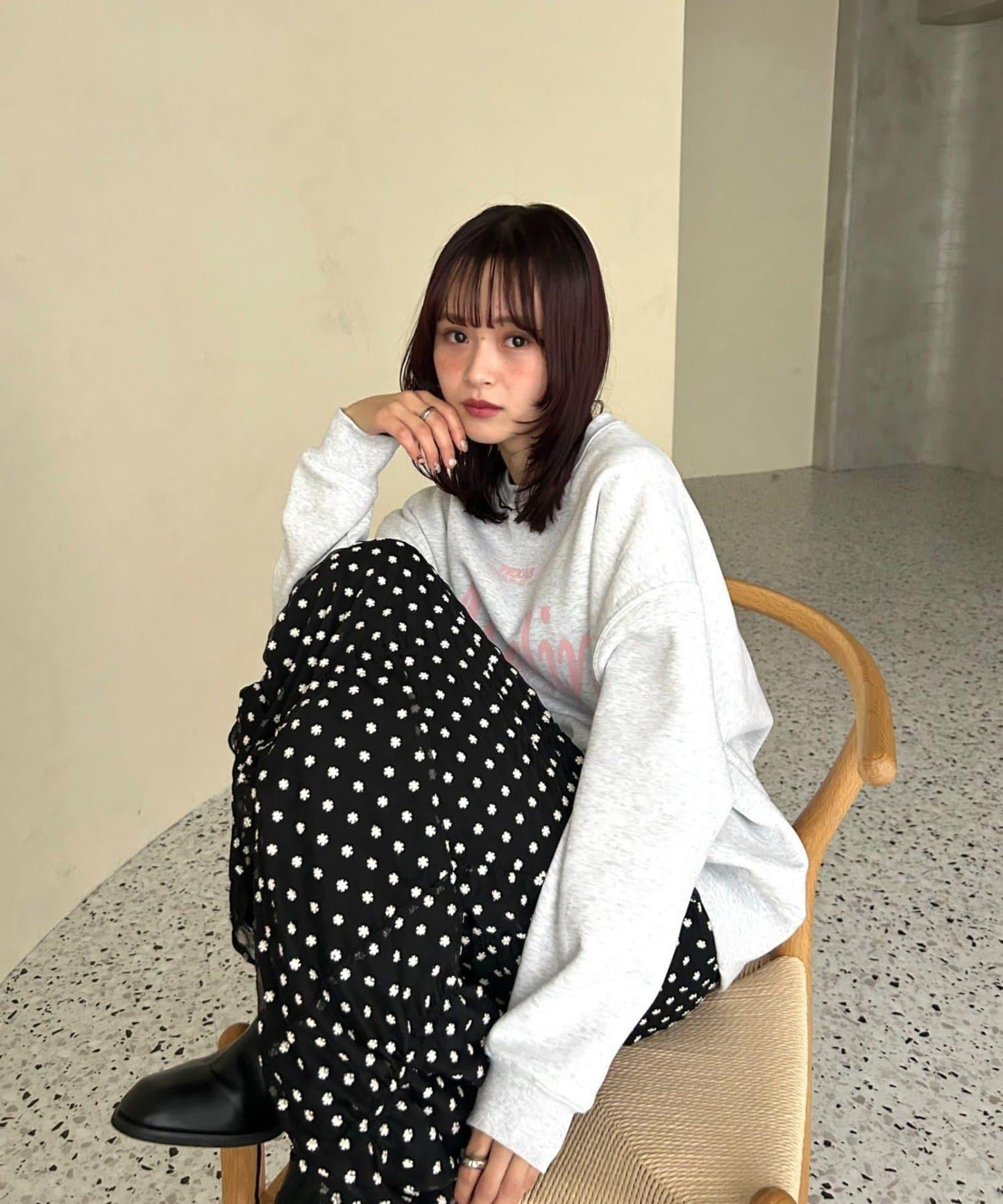 抽繩花卉吊帶連衣裙