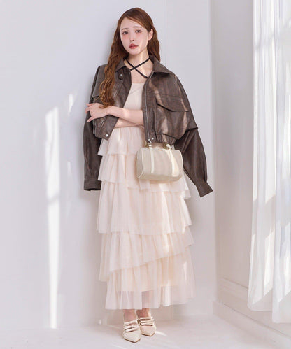 【復刻】層疊網紗連衣裙