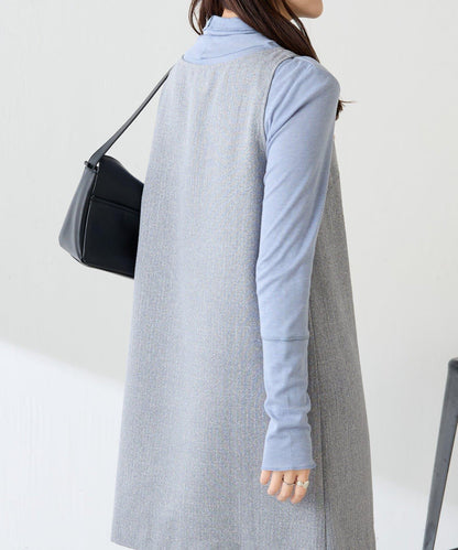 褶皺迷你連衣裙/套裝