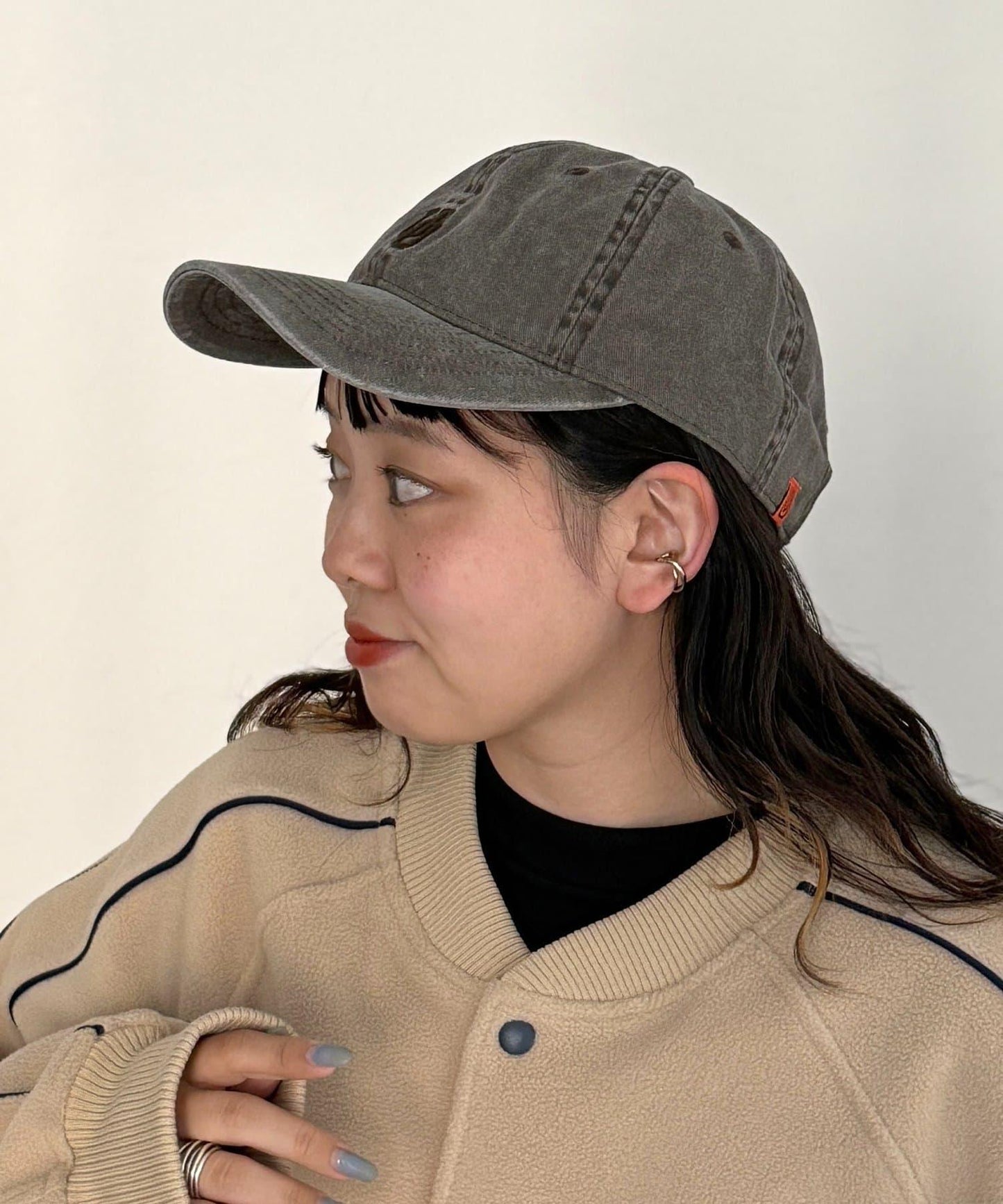 【UNIVERSAL OVERALL】水洗標誌棒球帽