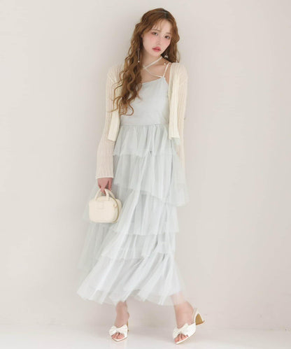 【復刻】層疊網紗連衣裙