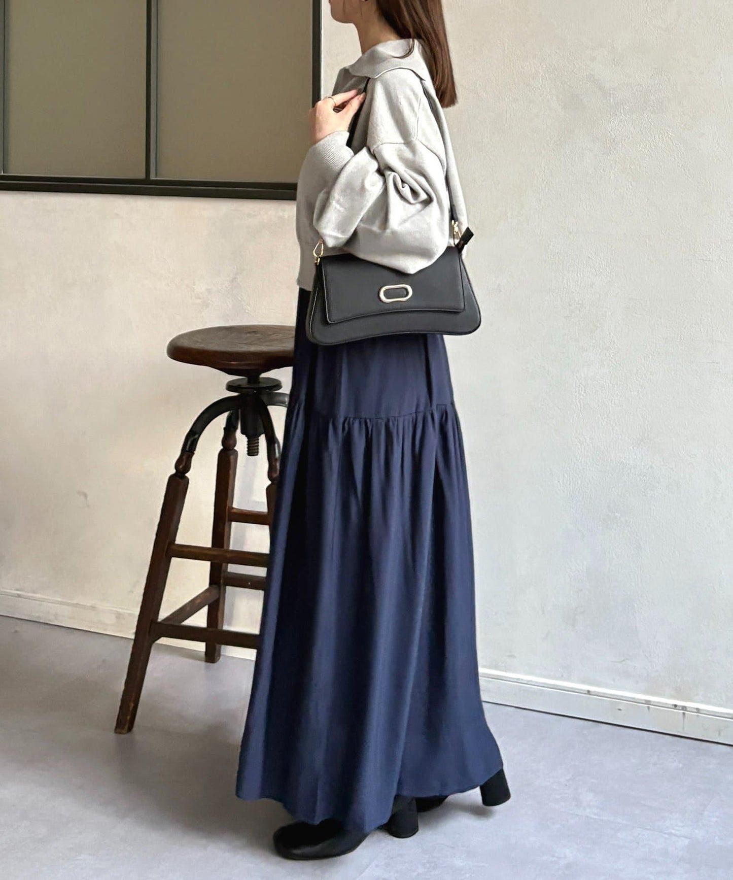 帶領針織套裝吊帶連衣裙