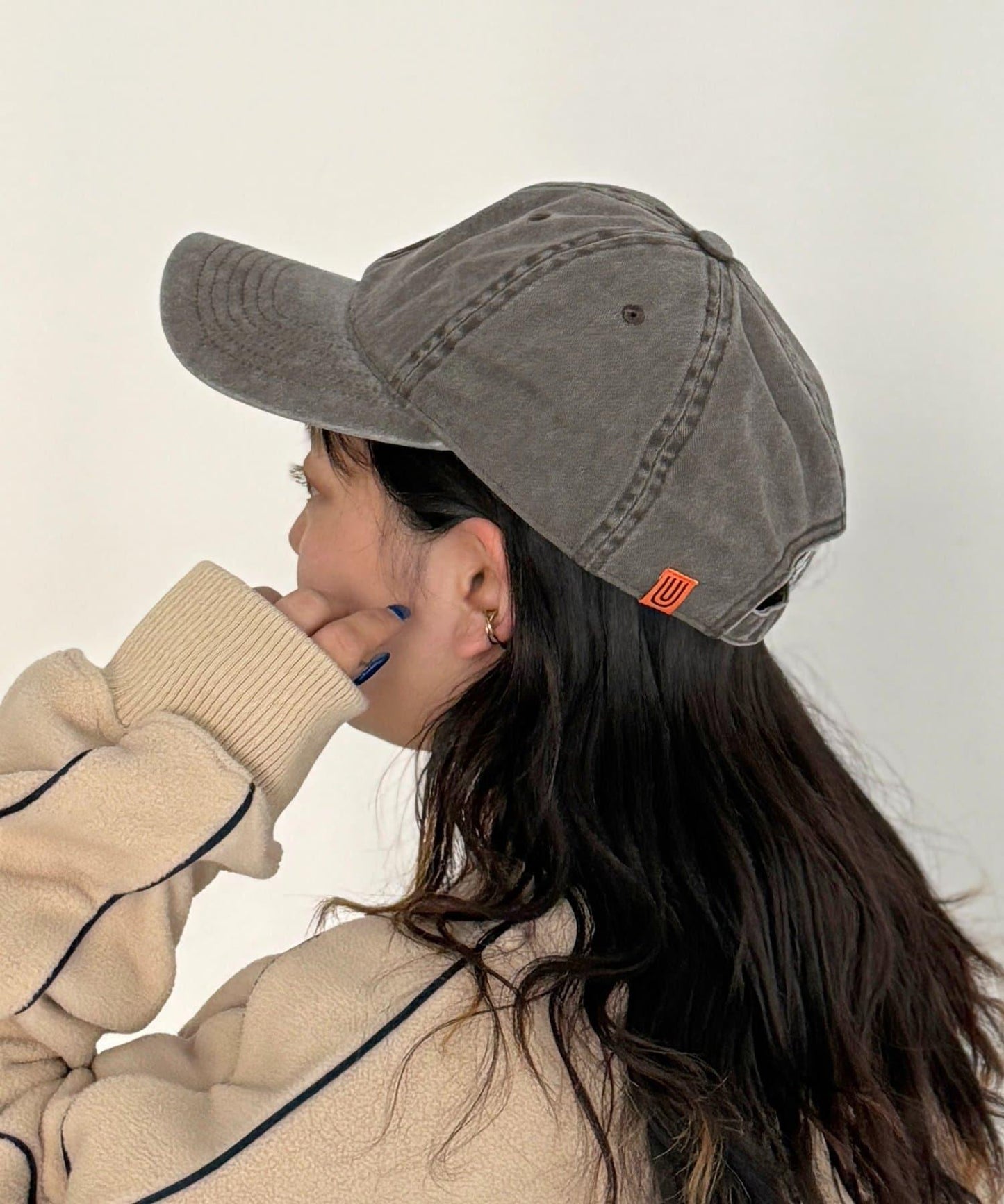 【UNIVERSAL OVERALL】水洗標誌棒球帽