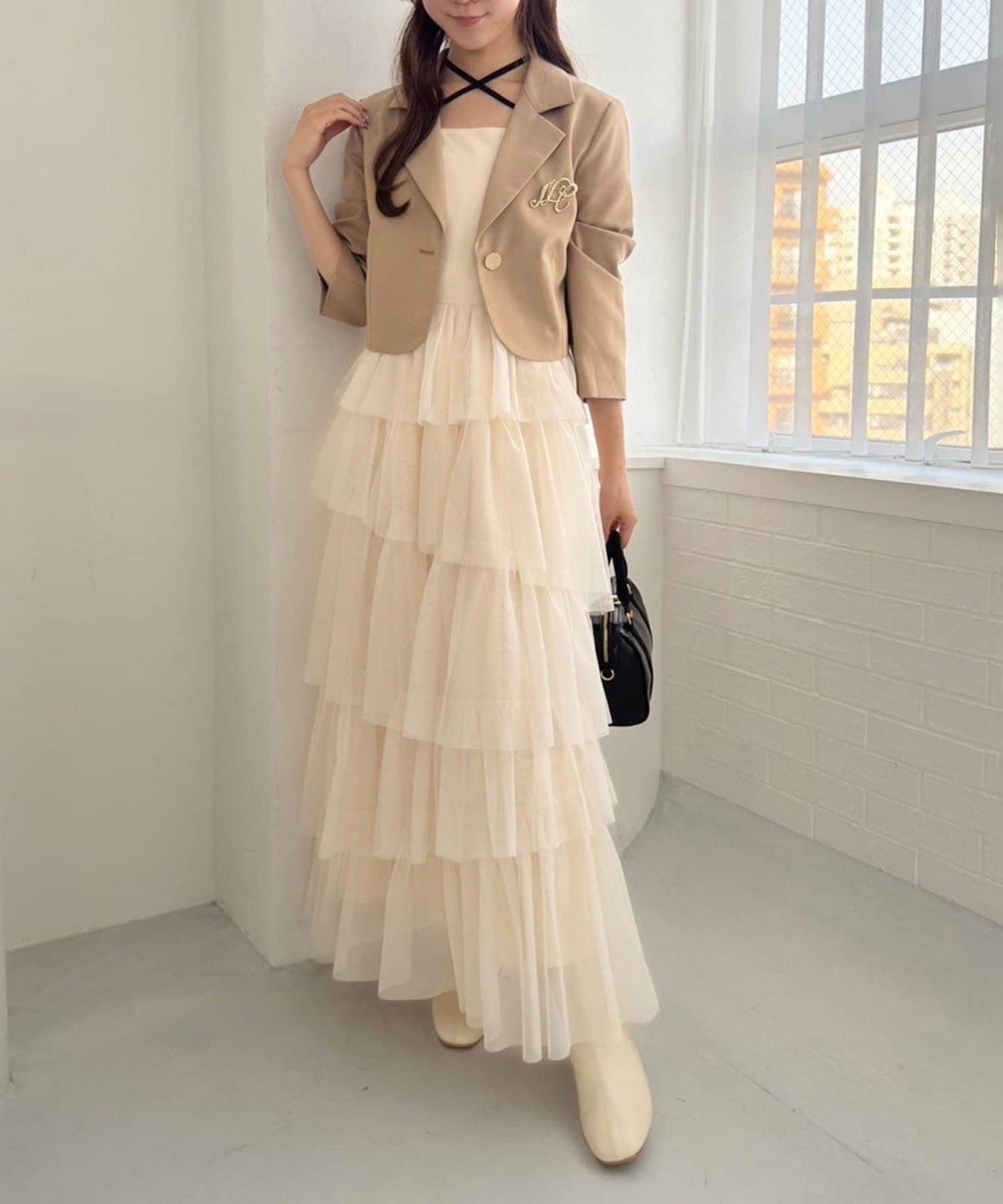 【復刻】層疊網紗連衣裙