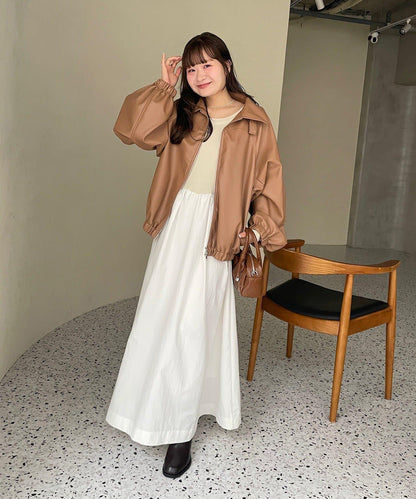 【@__misa__03企劃】帶飾牌拼接連衣裙