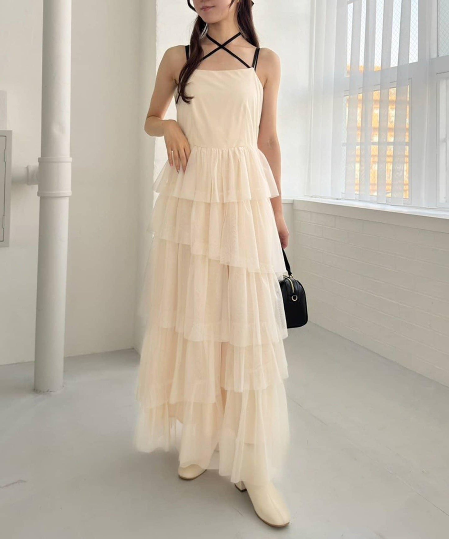 【復刻】層疊網紗連衣裙