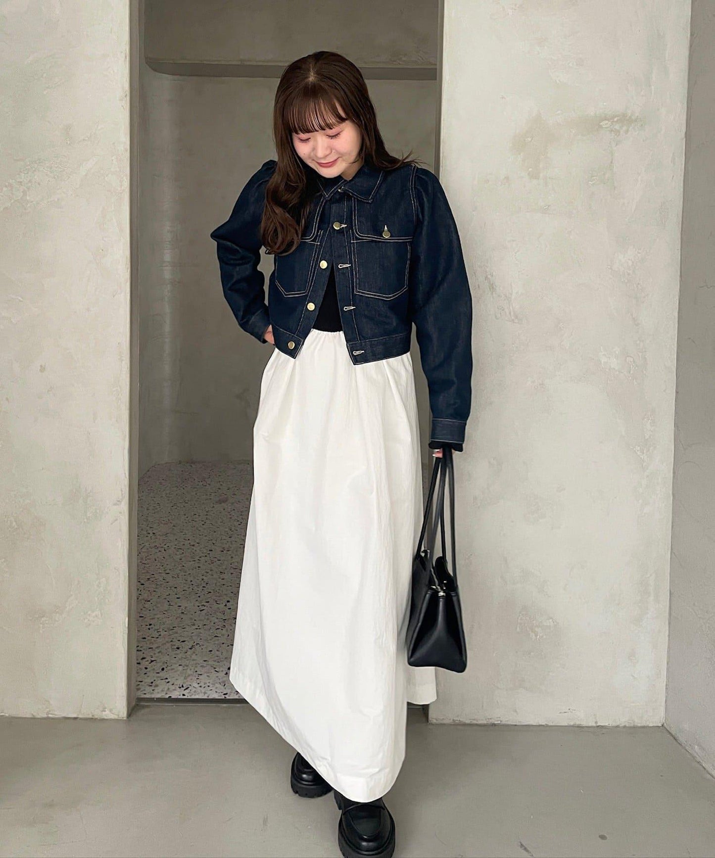 【@__misa__03企劃】帶飾牌拼接連衣裙