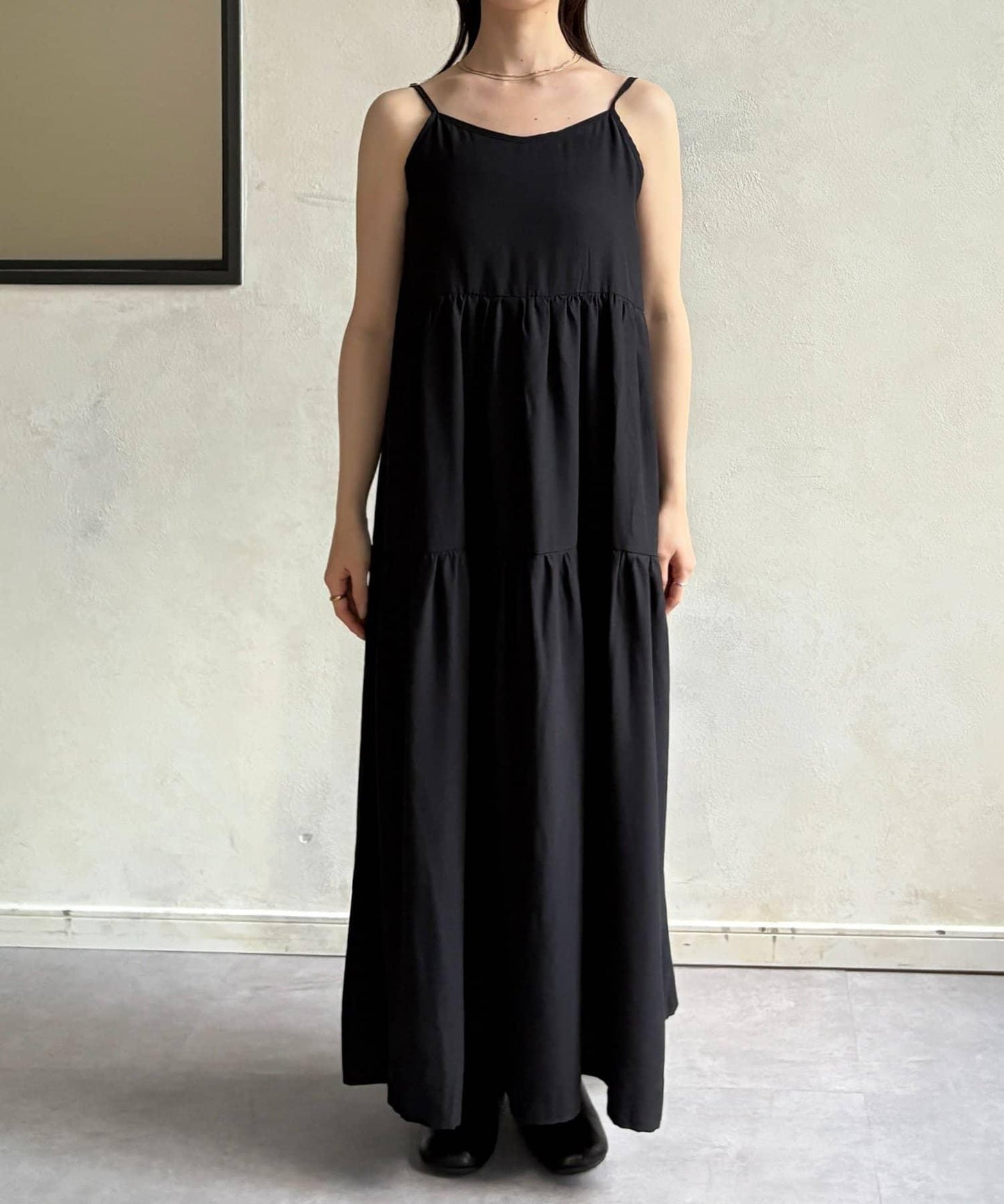 帶領針織套裝吊帶連衣裙