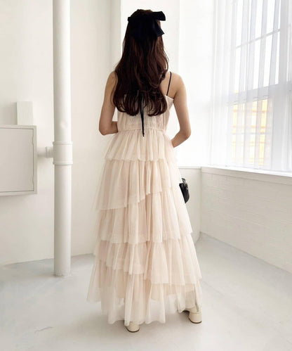 【復刻】層疊網紗連衣裙