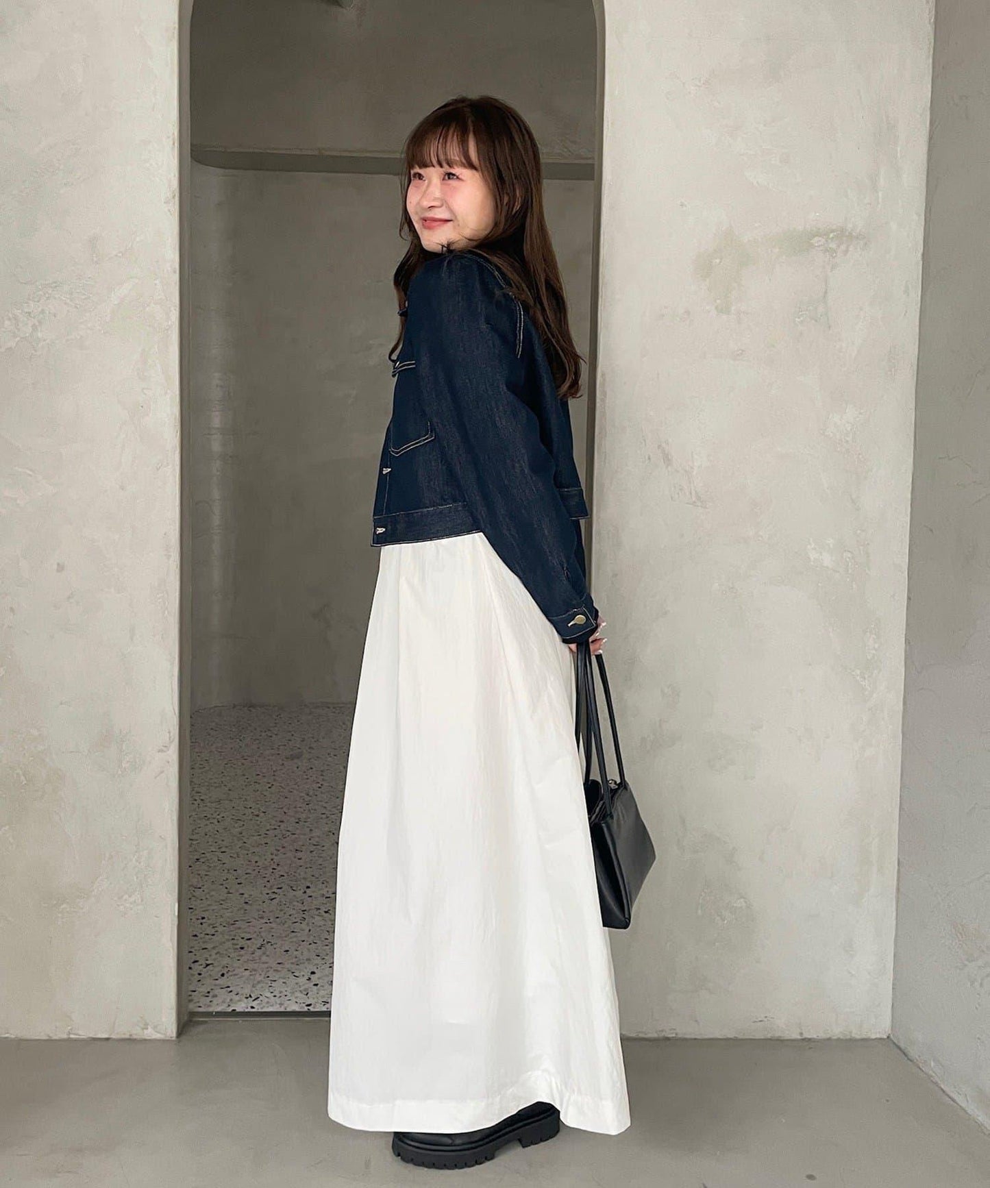 【@__misa__03企劃】帶飾牌拼接連衣裙