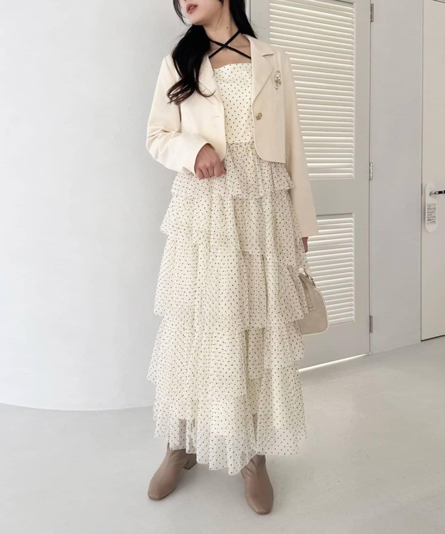 【復刻】層疊網紗連衣裙