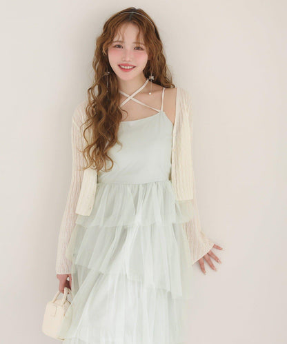 【復刻】層疊網紗連衣裙